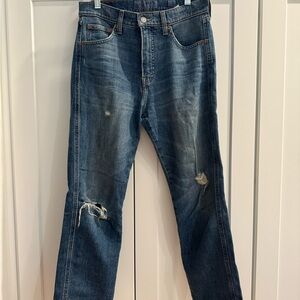 Lucky Brand Authentic Straight Crop Jean